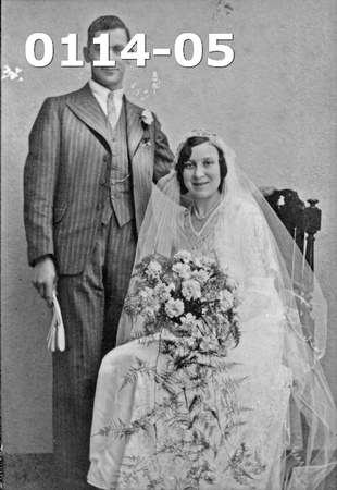 Richard Chapman 1898-1947 (who won a military medal in both world wars) and his wife Faith.