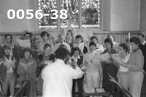 Visiting Choir in St Andrews Church - 1985