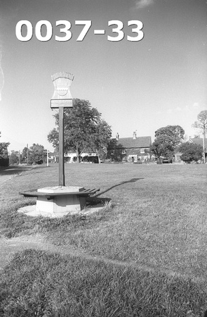 Village Sign on Green - 1985