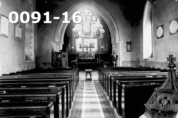 St Andrews Church - Interior - C1900