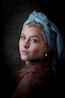 Sophie with a pearl earring