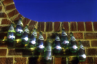 Ten green bottles